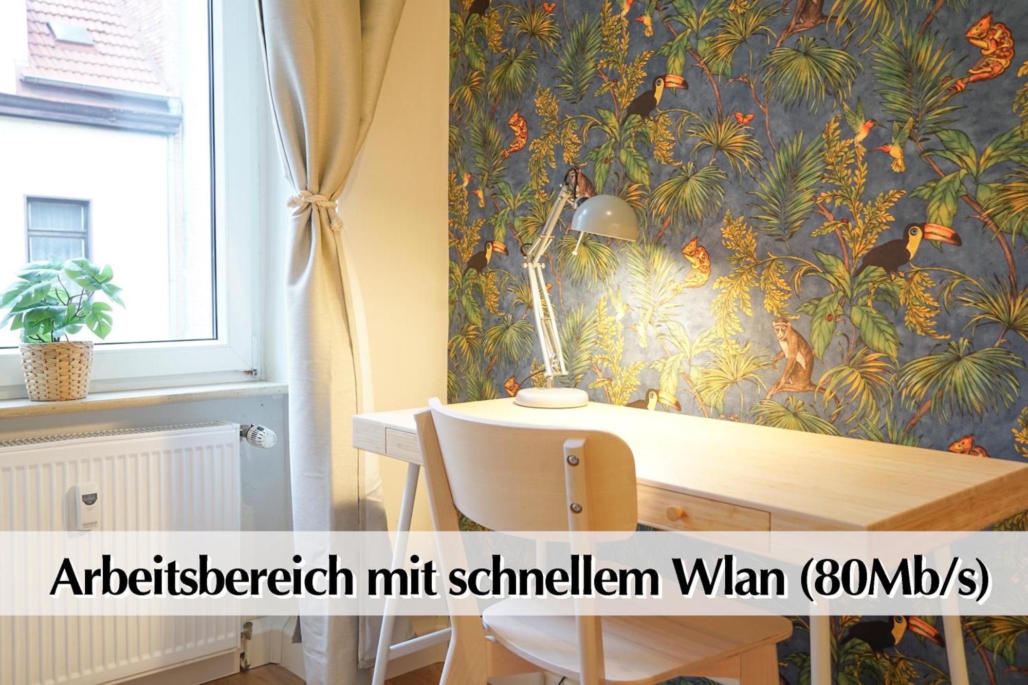 Grossraum-apartments Mit 2sz, Wz, Kueche, Smart-tv, Parken, Etc * Erfurt